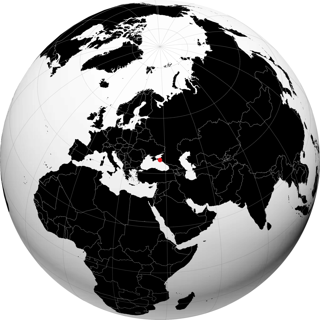 آناپا روی کره زمین
