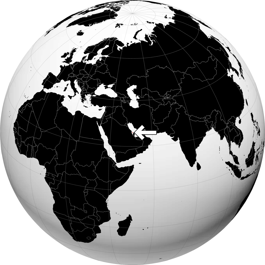 بحرین روی کره زمین