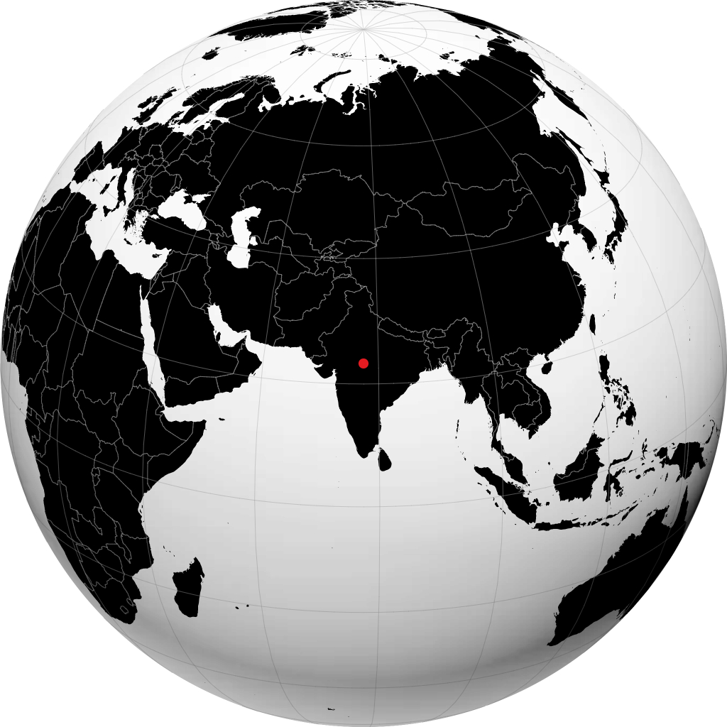 بوپال روی کره زمین