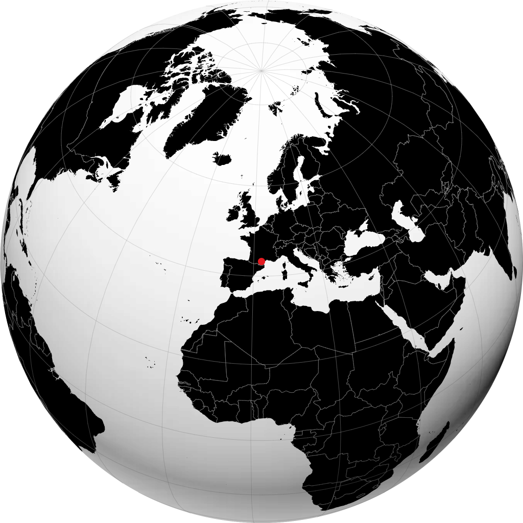 کارکاسون روی کره زمین