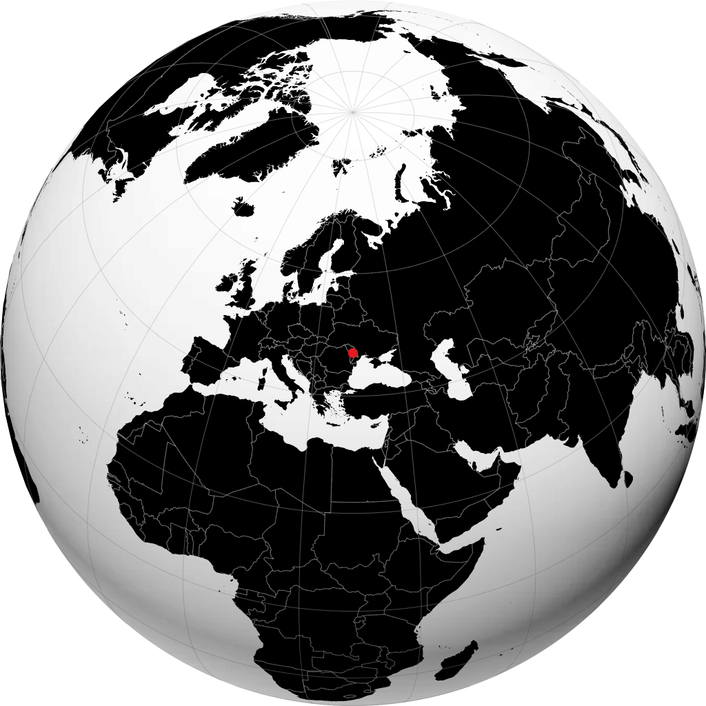 کیشیناو روی کره زمین