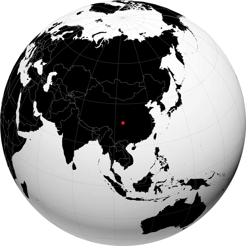 دییانگ روی کره زمین