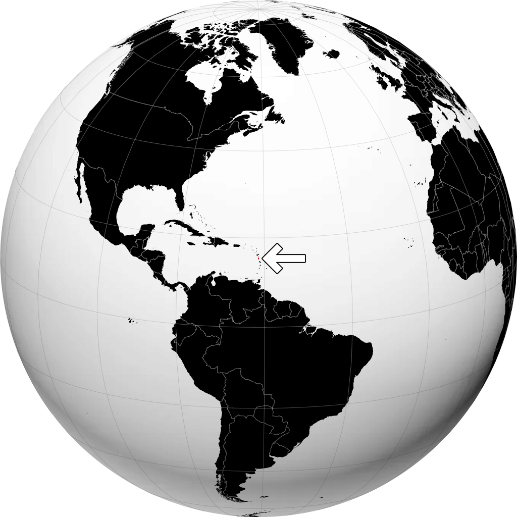 دومینیکا روی کره زمین