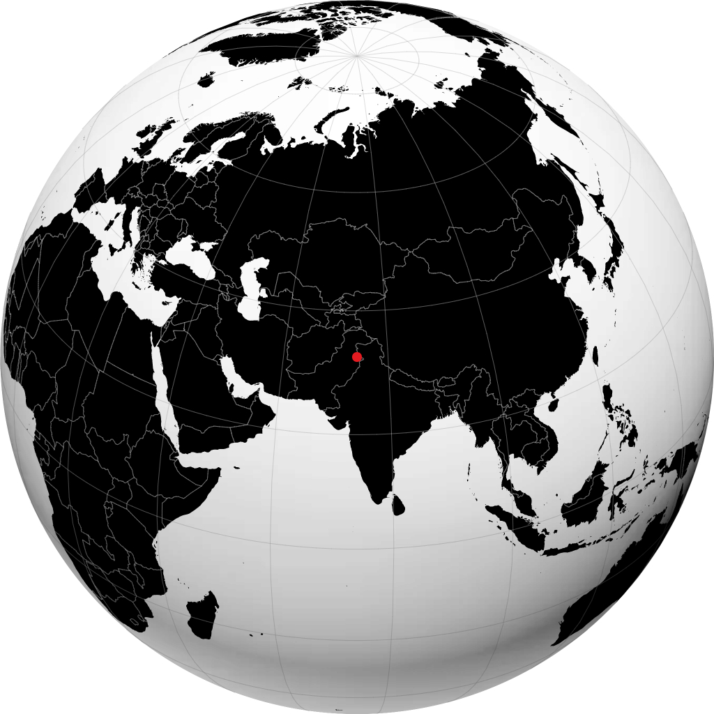 گوجرات روی کره زمین