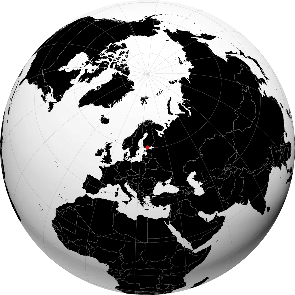 هلسینکی روی کره زمین