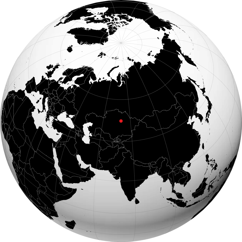 کاراگانڈی روی کره زمین