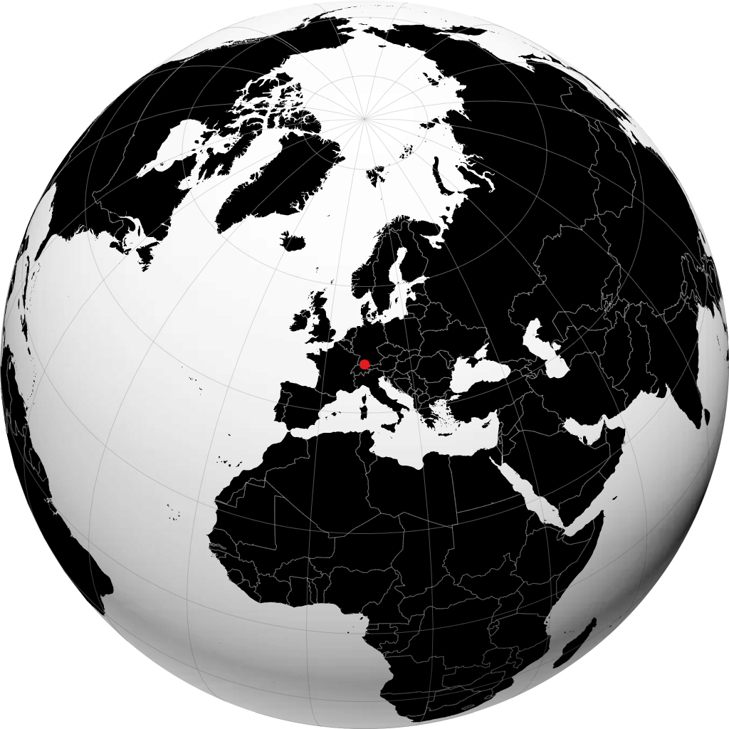 کرویتسلینگن روی کره زمین