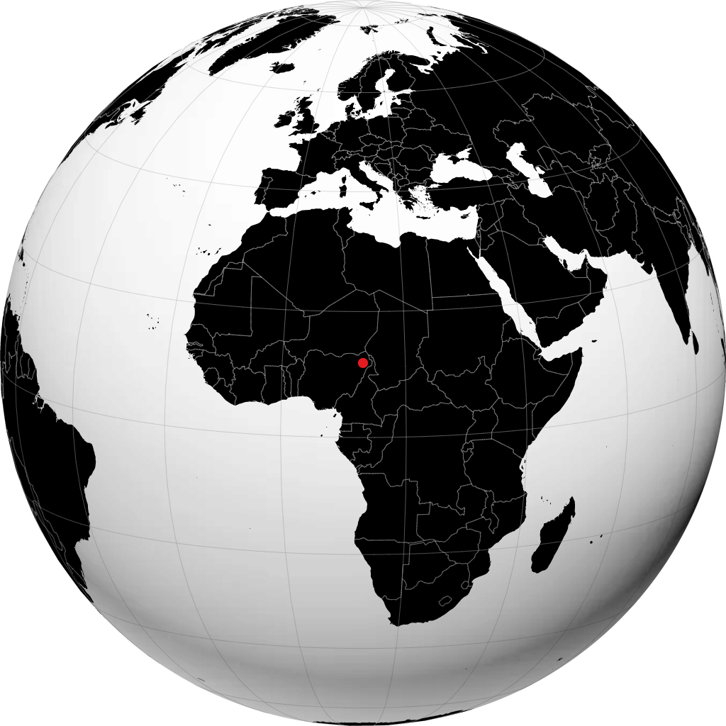 مایدوگوری روی کره زمین