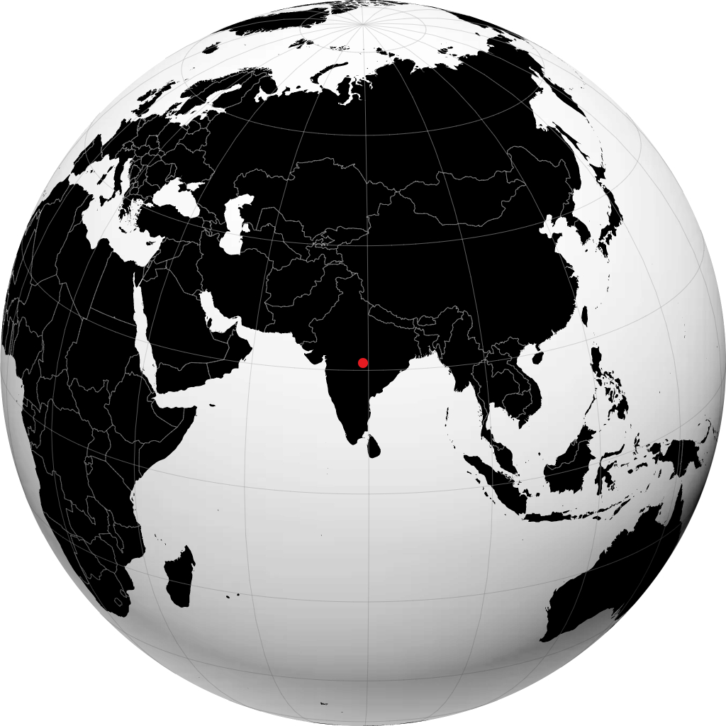 ناگپور روی کره زمین