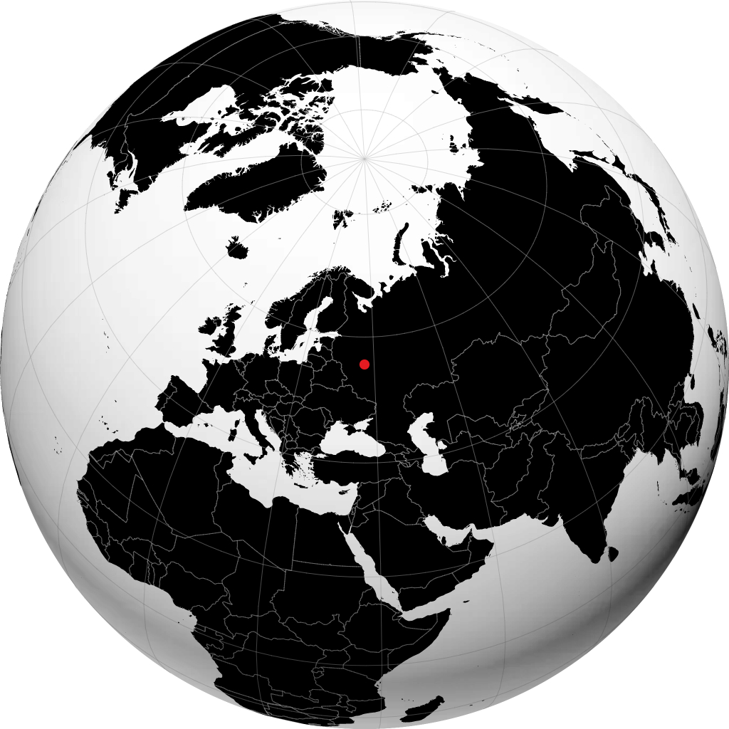 اودینتسوو روی کره زمین