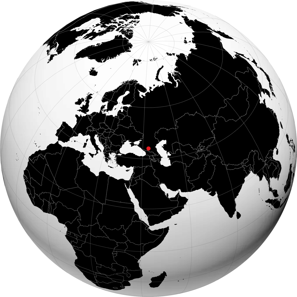 پیاتیگورسک روی کره زمین