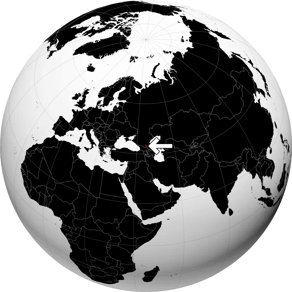 اینگوشیا روی کره زمین