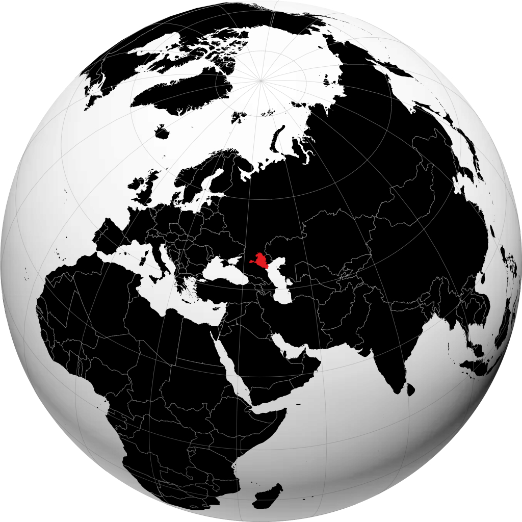 کالمیکیا روی کره زمین